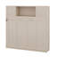 Grand lit escamotable avec armoires de rangement-121545593