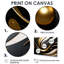 «Gold Core», art mural blanc, noir et abstrait-445953873-445953875