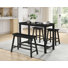Bellea Vita 4-Piece Counter Height Dining Set With 2 Stools And 1 Bench