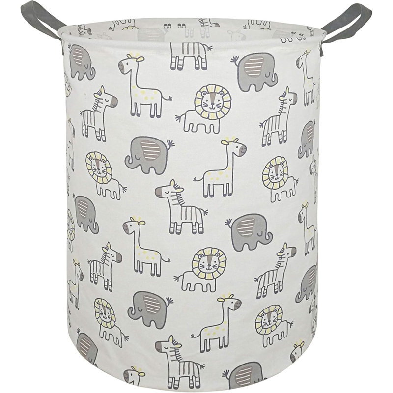 Kids Hamper Baby Storage Bins Gift Toy Box Organizer Nursery Waterproof Laundry Basket Large Canvas Collapsible Chest For Boys Girls Bedroom Closet Shelf Room Décor