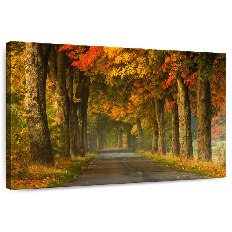 Alvord, route d'automne en Pologne, H 32 po x l 48 po