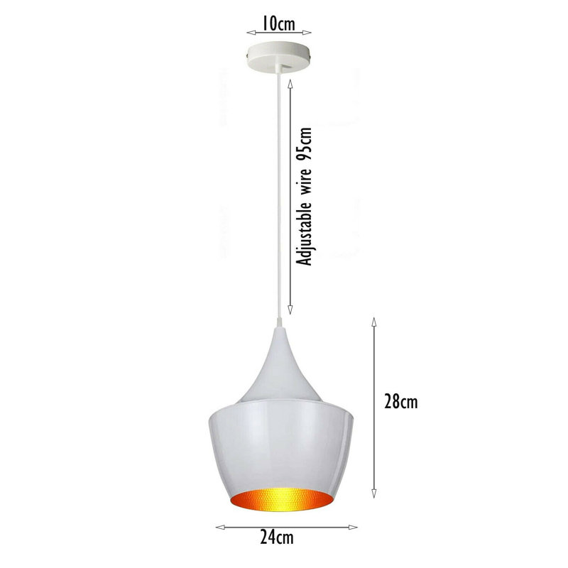 Whalen 1 - Light Gold Pendant