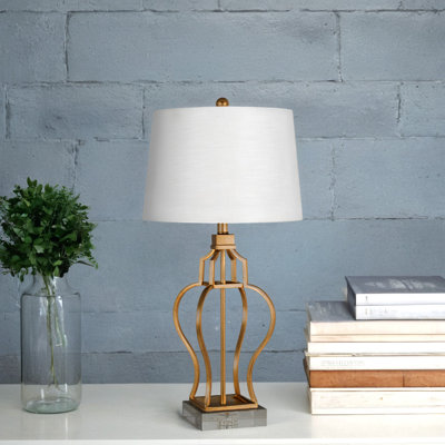 Morayma Metal and Crystal Table Lamp