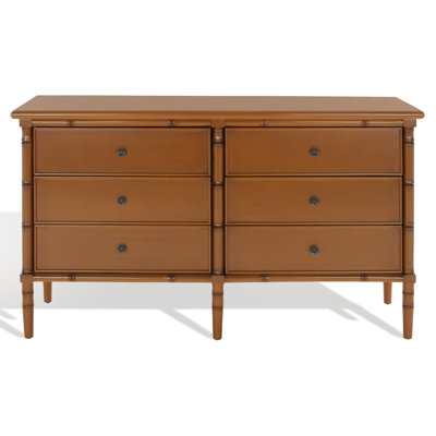  6 Drawer 56" W Double Dresser