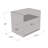 Vision 21.7" Nightstand with 16-Color LED Lighting, High Gloss Finish-69840809