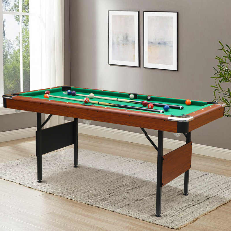 Table multi-jeux, table de billard et de billard pliable, table de football, table de jeu - table de jeu d'intérieur portable pour le plaisir en famille