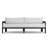 Lanny Victorine Outdoor Metal Sofa-96"-Alessi-1918959199