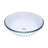 Novatto 16.5'' Cream Glass Circular Bathroom Sink