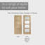 Internal Oak Pre-Finished Shaker 4 Panel-45426790