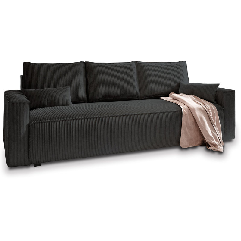Aurielle Sofa, 3 Seater, Black