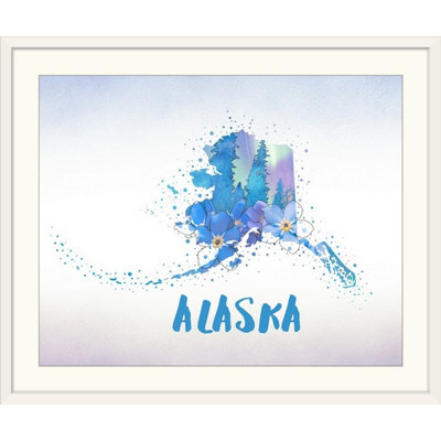 « alaska state fleur (oublier-moi-pas) », impression