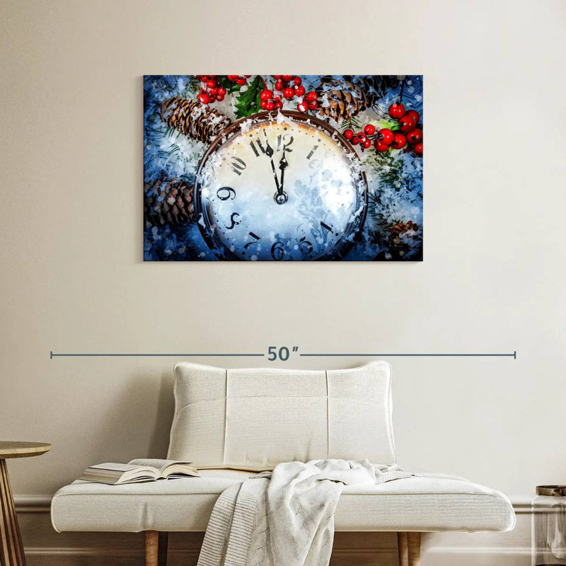 Minutes jusqu'à Noël, H 24 po x l 36 po
