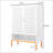 Grid Double Door Shoe Cabinet-457716464