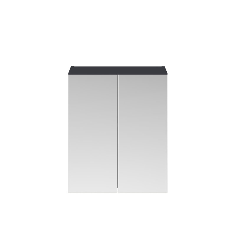 Parade Surface Framed Mirrored Bathroom Cabinets with Mirror and 1
