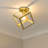 Calliope Steel Flush Mount-1237543574