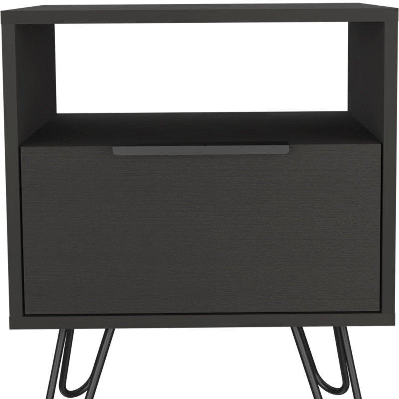  Table de chevet 22 po Avalonhall, Noir