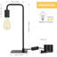 Lampe de table arquée 15,9 po Madhava-1713697802