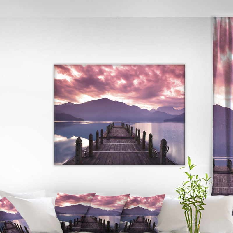 «Beautiful Spring Sea at Morning», photographie, H 20 po x l 20 po x P 1 po, Toile tendue