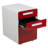 Concho Ergonomic 3-Drawer Mobile Locking Filing Cabinet Storage Organizer-1643654928