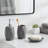 Diamond Stoneware Bathroom Soap Dish Cup-50508968