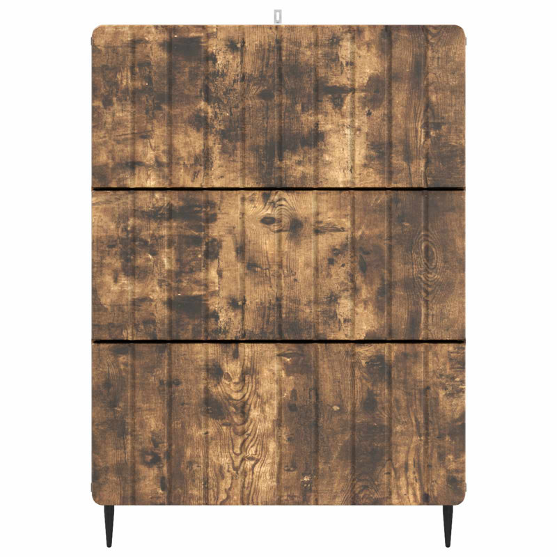 Standard Accent Chest, 92cm H x 66cm W x 34.5cm D, Smoked Oak