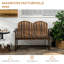 Cecile Solid Wood Fir Outdoor Bench