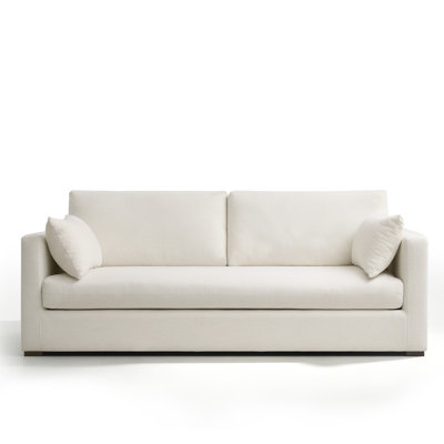 Canapé rembourré blanc l 87,8 po Haven