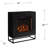 Black Electric Fireplace