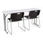 Chaise empilable en plastique robuste avec dossier profilé-50072353-50072356