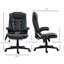 Fauteuil de massage chauffant à haut dossier, fauteuil chauffant, noir