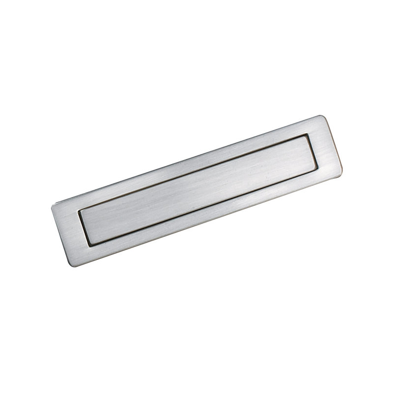 Poignée encastrée en métal 5 13/16 po Expression Contemporary, Nickel brossé