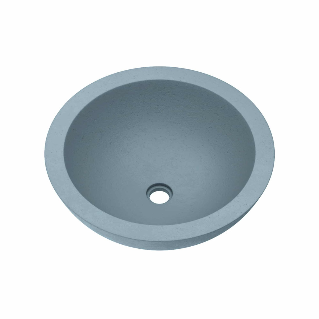 Morro Concrete Handmade Circular Vessel Bathroom Sink Native Trails 