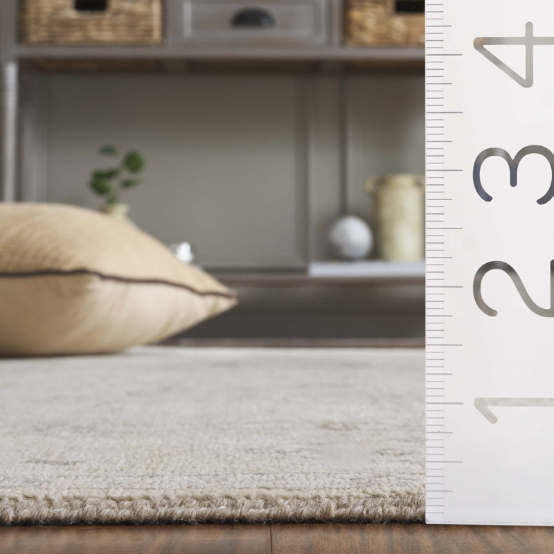 Rectangle Wool Area Rug, Rectangle 6' x 9'