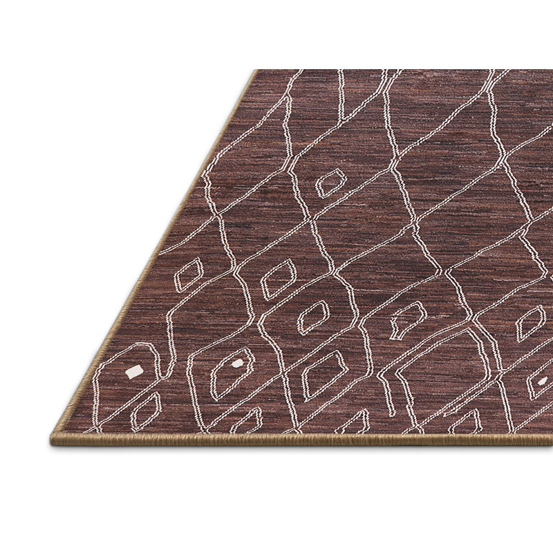 Bayless Abstract Indoor Rug, Rectangle 5' x 7'