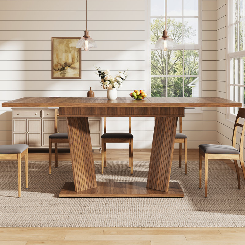 160 " Dining Table, Brown