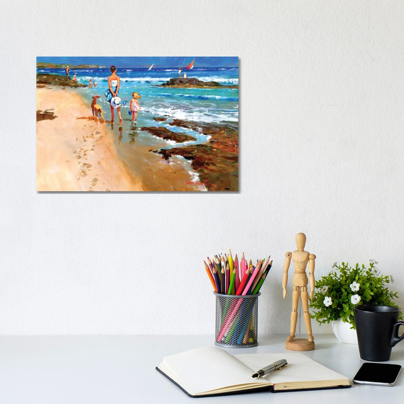 «In on the Tide II» par John Haskins, reproduction d'art sur toile tendue, H 8 po x l 12 po x P 0,75 po