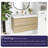 Kreelynn 36'' Single Sink Wall Mounted Bathroom Vanity with Resin Top-2077921060