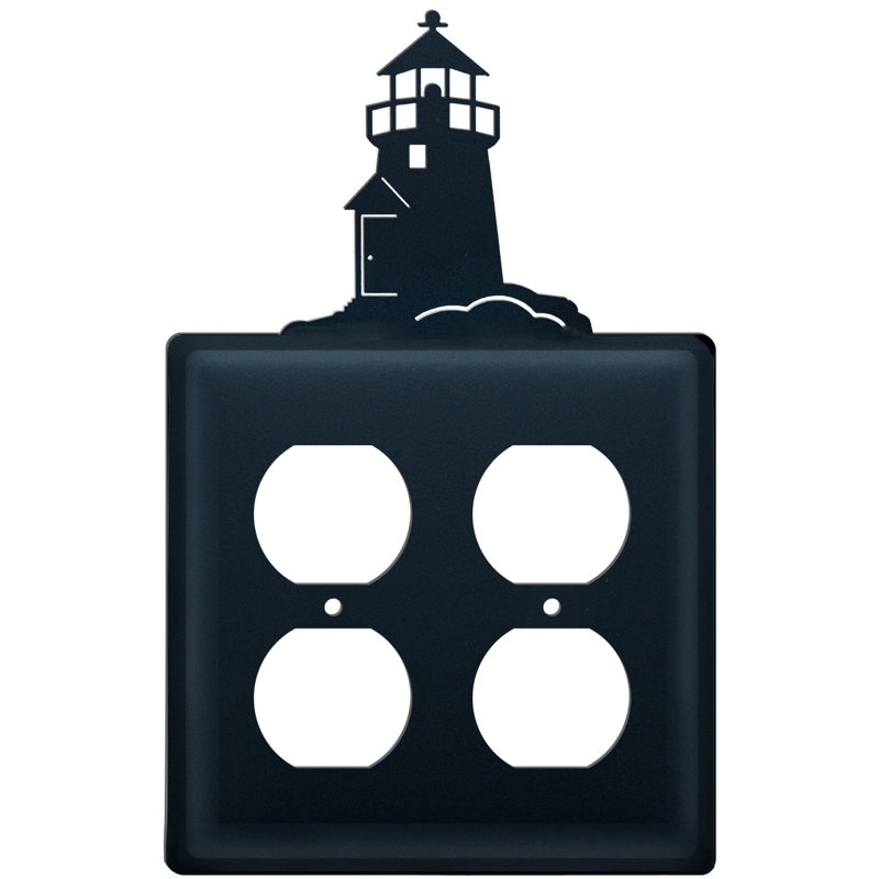 Lighthouse 4-Gang Duplex Outlet Wall Plate