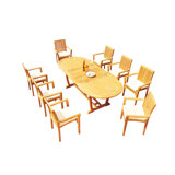 Mas Outdoor - Piece Teak Dining Set