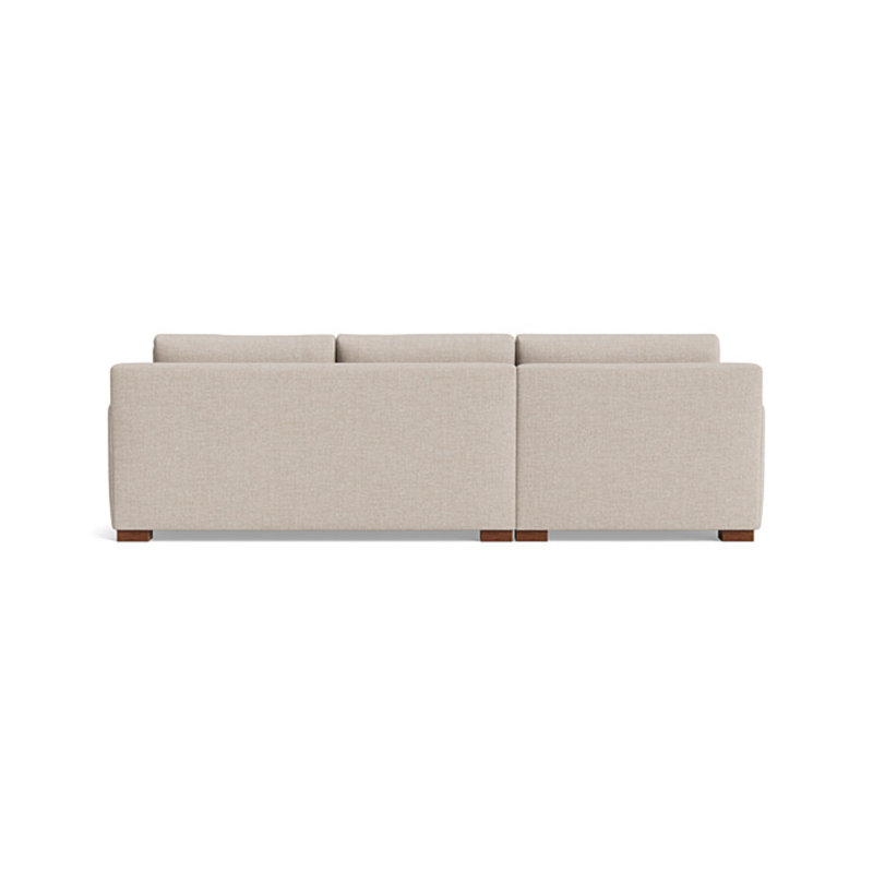 Catalina Chaise Sectional, Performance Weave - Natural, Left Hand Facing