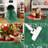 Christmas Kitchen Rugs Non Slip Washable Bathroom Rugs Christmas Tree＆Snowman Print Indoor Mats Non Shedding Stain Resistant Winter Rug Foldable Soft Floor Cover for Entryway-2144979731