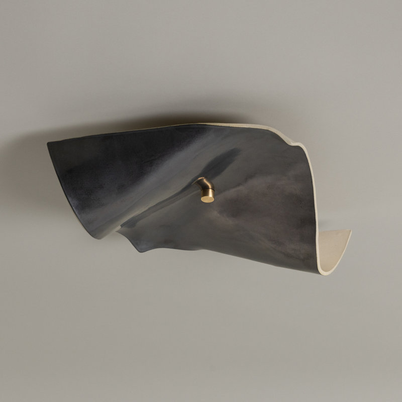 Shan Flushmount, Graphite, No