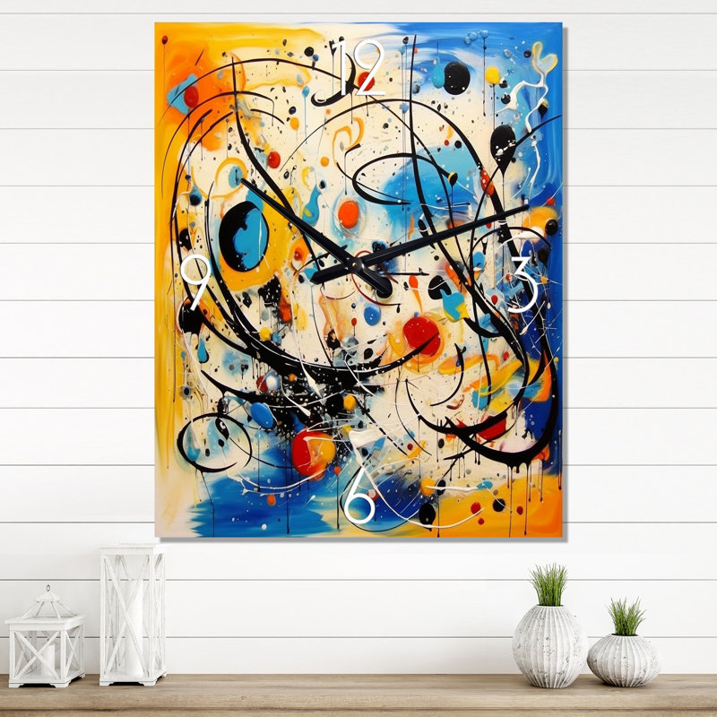 Horloge murale surdimensionnée All That Jazz, H 28 po x l 12 po x P 1 po
