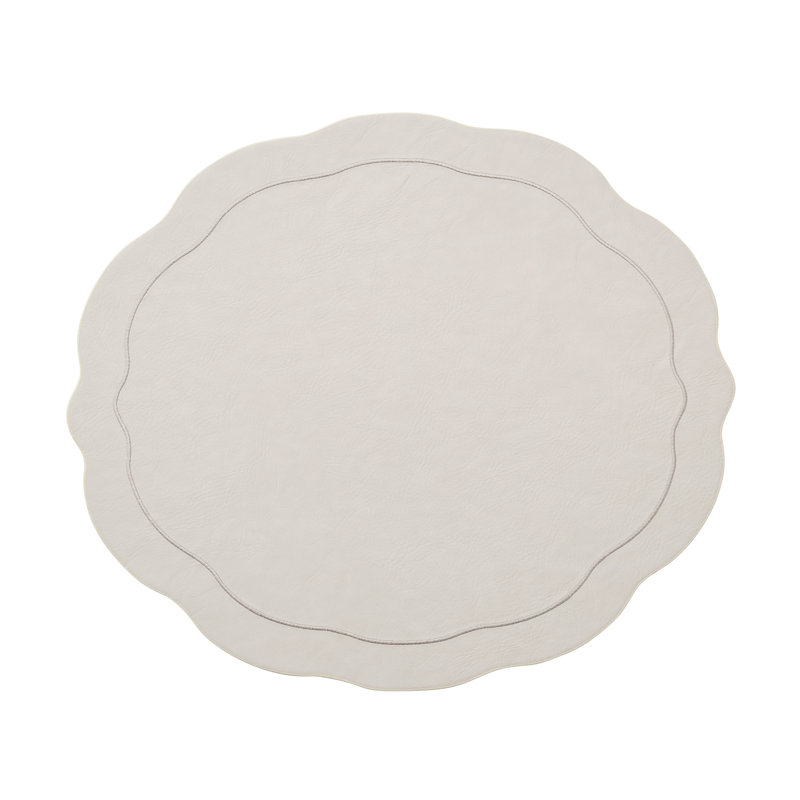 Tailored Placemat, Ivory