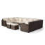 Yancey 5 Seater Rattan Corner Sofa Set