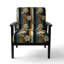 Chaise avec accoudoirs en velours Classic Elegant