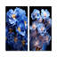 Midnight Indigo Pansy Wonders - Pansies Wall Decor Set Of 2-242461498-242461503