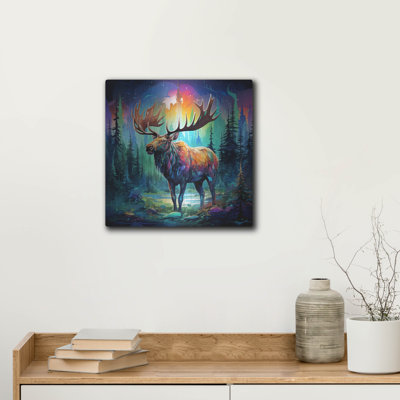 «Moose» par r3darch0n, art mural en métal