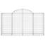 Clôture en métal Gabion arquée H 4 pi x l 7 pi
