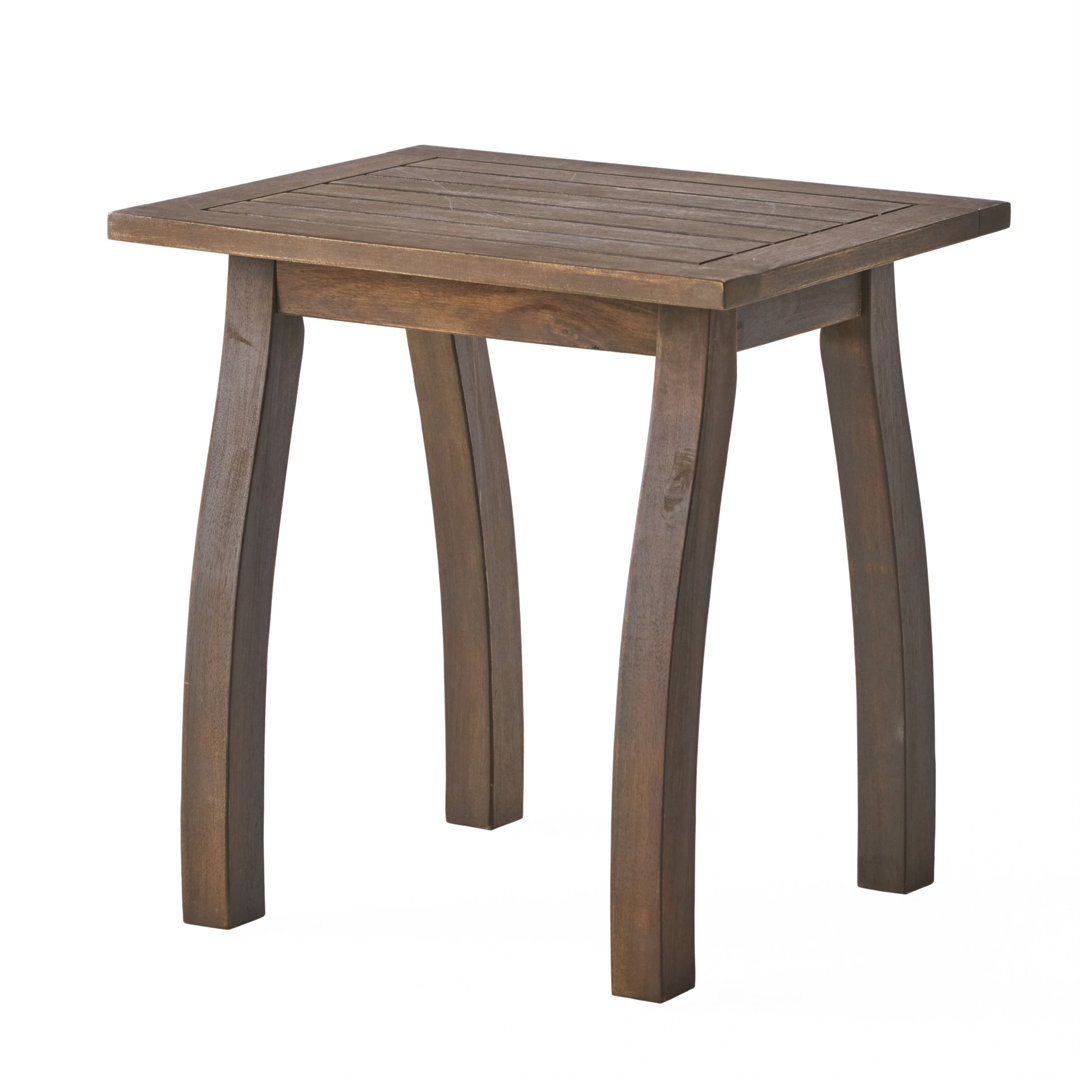 Broadi Solid Wood Side Table Winston Porter 
